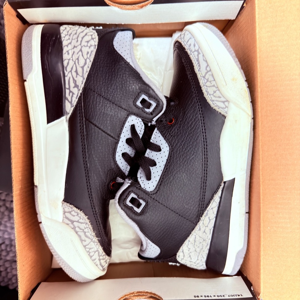 Jordan Black and White Sneakers